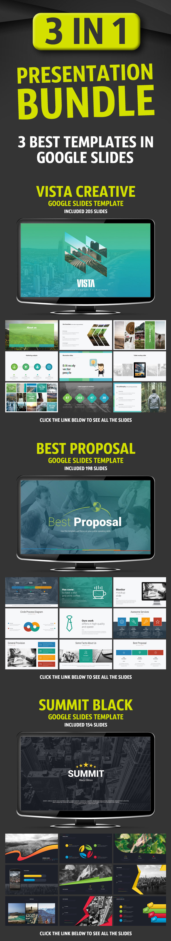 Presentation Bundle - Google Slides Presentation Templates