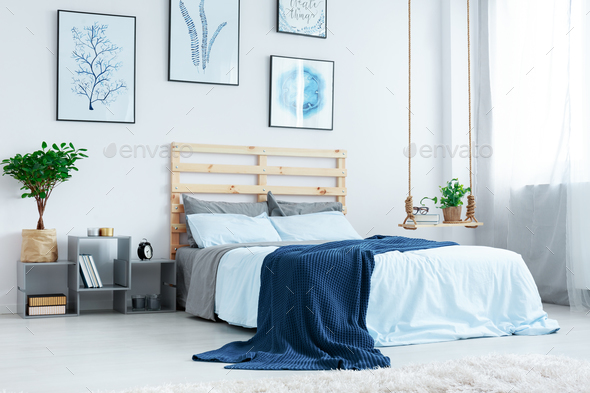 Simple Bedroom With Double Bed