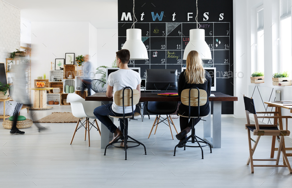 Coworking space for freelancer - Stock Photo - Images