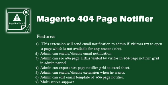Magento1x 404 Page - CodeCanyon 19946679