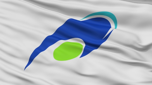 Tsu Capital City  Waving Flag alt