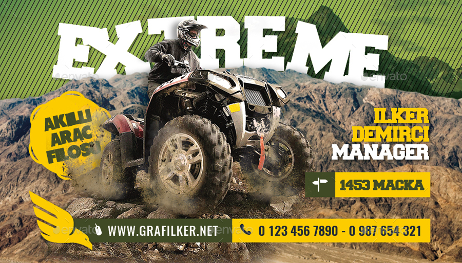OffRoad Adventure Business Card Templates, Print Templates GraphicRiver