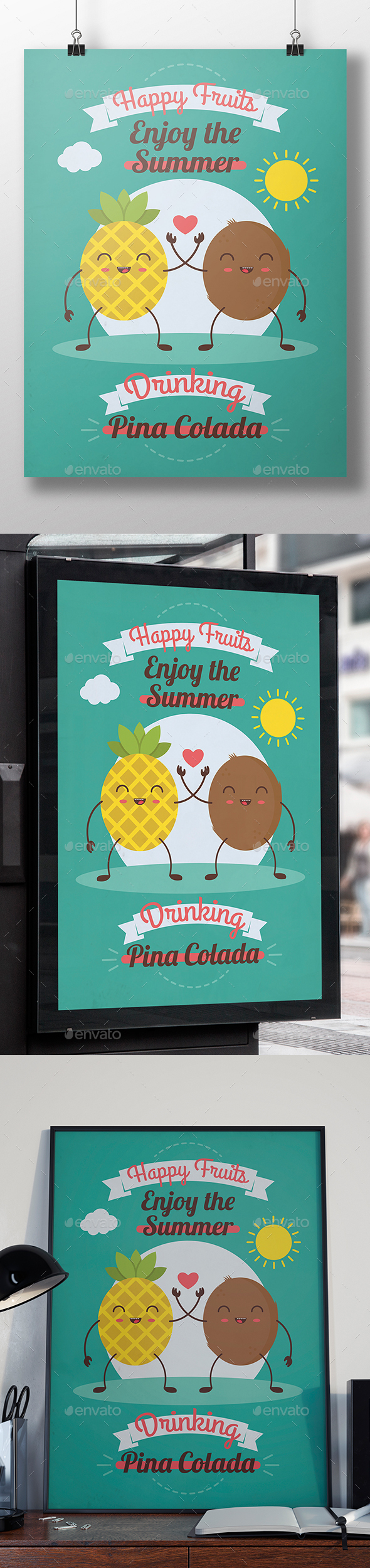 Pina Colada Party Flyer - Miscellaneous Events