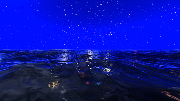 Night Ocean Slow Motion