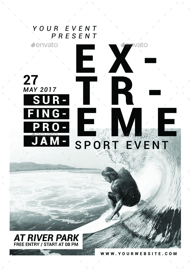 sports event flyer