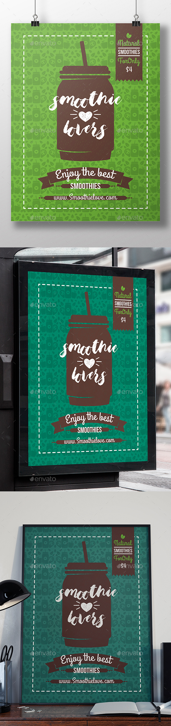 Smoothie Love Flyer Template - Miscellaneous Events