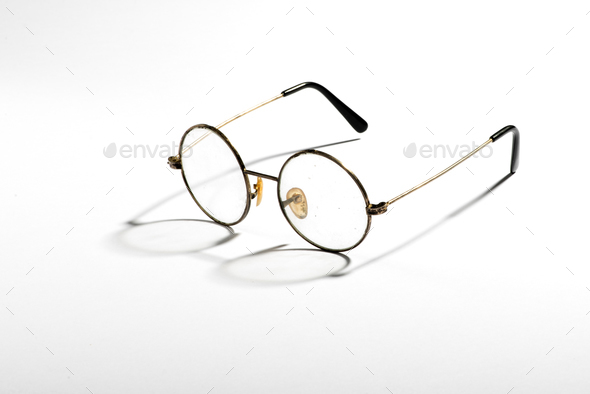 Pair of old vintage spectacles