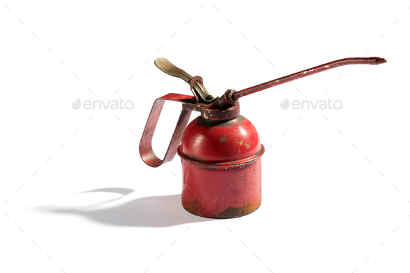 Small Vintage Oil Can Dispenser