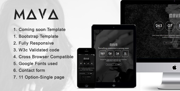 MAVA - Coming - ThemeForest 19968563