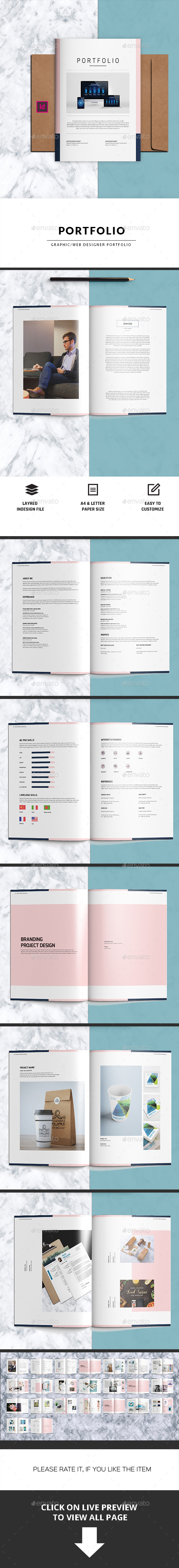 Portfolio Brochure | 48 Pages Indesign Template - Portfolio Brochures