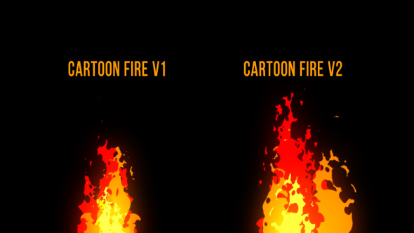 Cartoon Flames