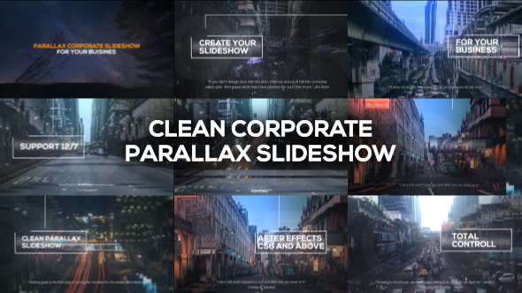 Clean Corporate Parallax - VideoHive 19969679