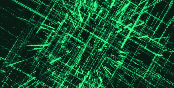 Abstract Tech Grid Green Background by Sergey_Petrov | VideoHive