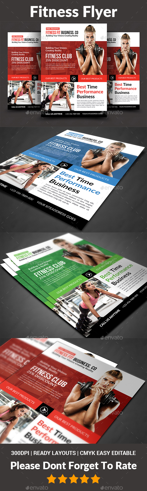 Fitness Flyer - Corporate Flyers