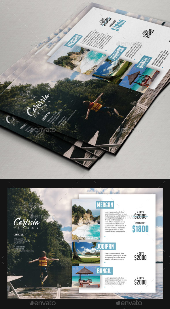 Travel Tours Flyer Template V4 - Holidays Events