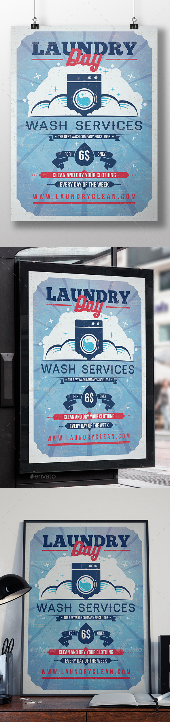 Laundry Flyer Template - Miscellaneous Events