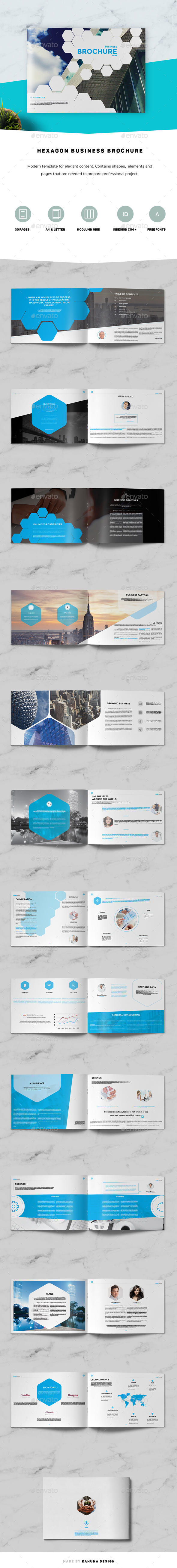 Hexagon Business Brochure - Corporate Brochures