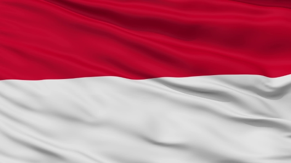 Waving National Flag of Indonesia, Motion Graphics | VideoHive