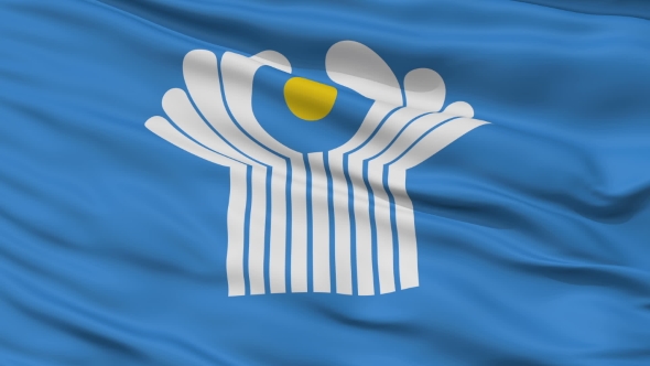 Waving Flag of CIS