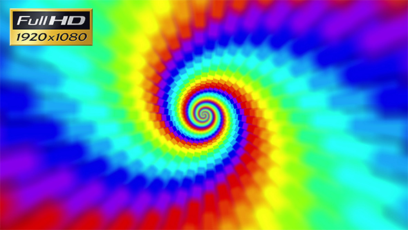 Spectrum Spiral Loop - Dragon Skin Rainbow