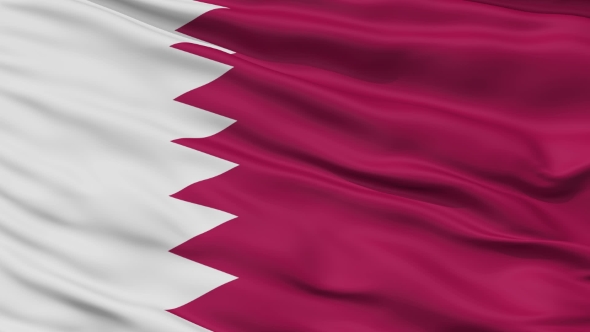 Waving National Flag of Qatar, Motion Graphics | VideoHive