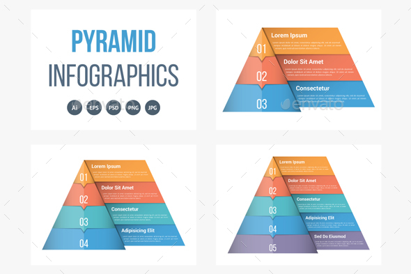 Pyramid Infographics - Infographics