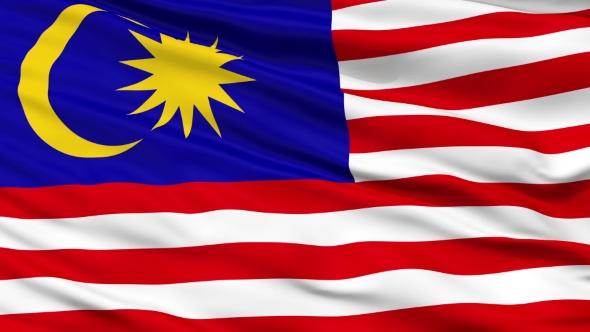 Waving National Flag of Malaysia alt
