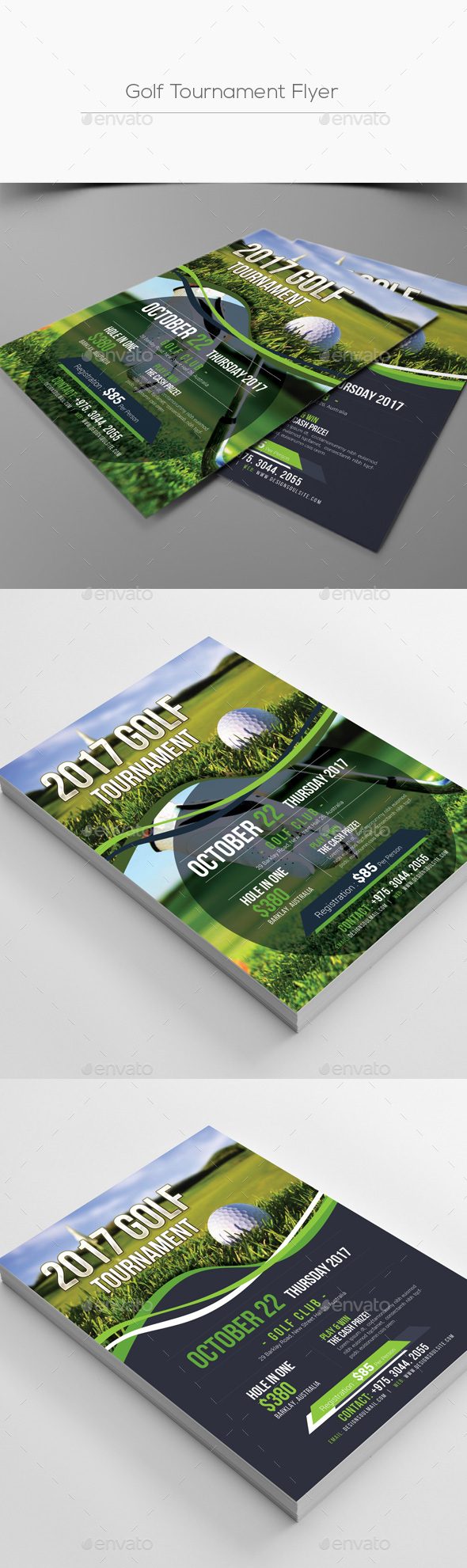 Golf Tournament Flyer - Corporate Flyers