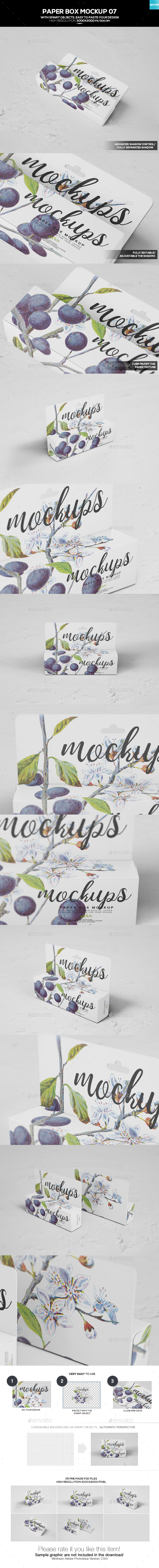 Paper Box Mockup 07 - Miscellaneous Packaging