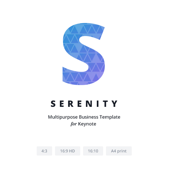 Serenity Keynote - Keynote Templates Presentation Templates