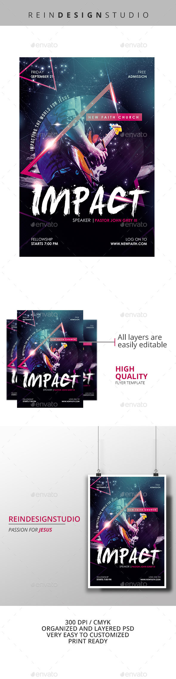 Impact Church Flyer - Church Flyers