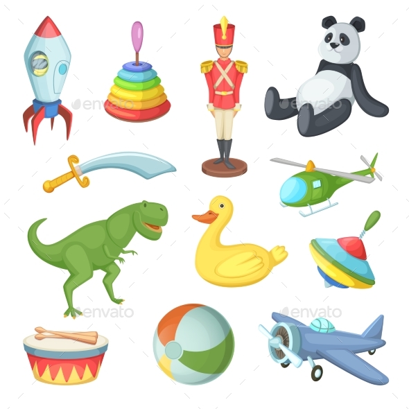 Cartoon Toys - Man-made Objects Objects