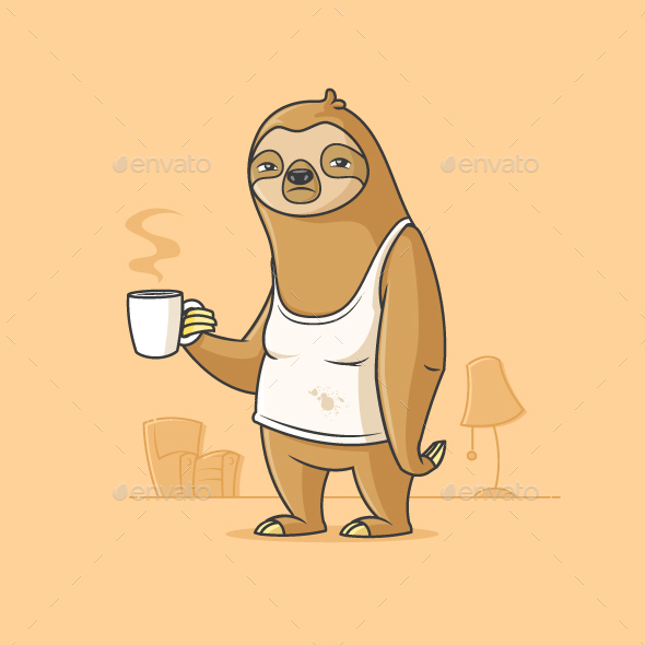 Monday Morning Blues - Animals Characters