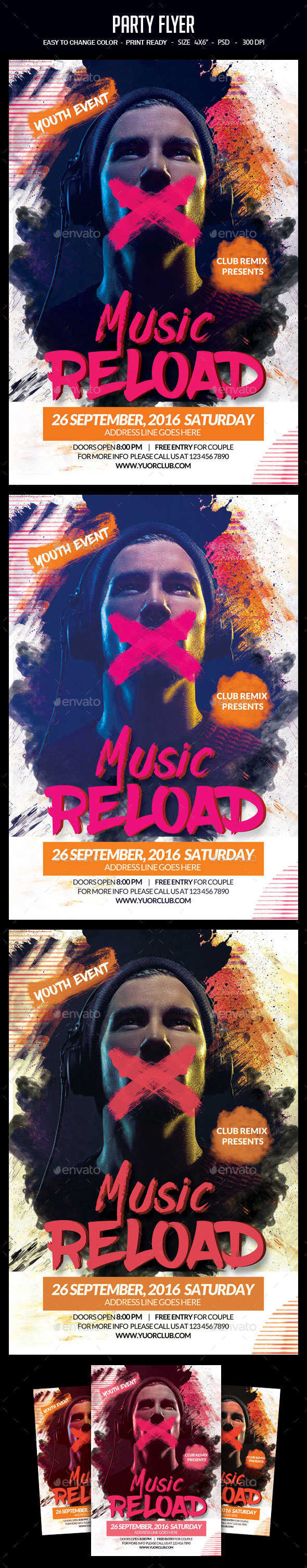 Party Flyer - Clubs & Parties Events