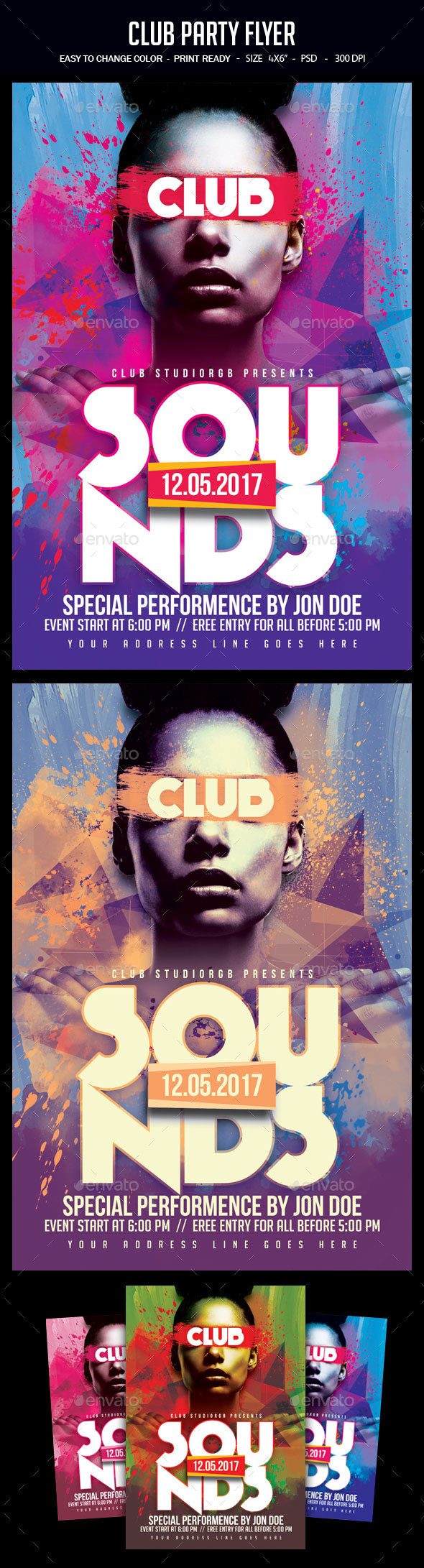 Club Party Flyer - Clubs & Parties Events