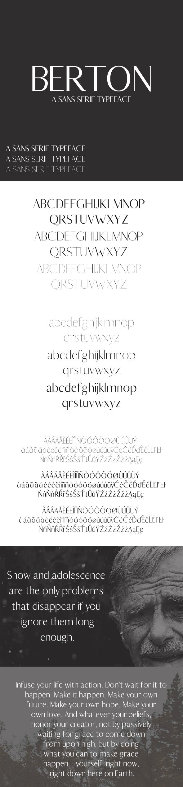 Berton Sans Serif Typeface - Sans-Serif Fonts
