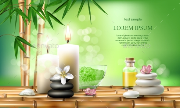 Vector Illustration for Spa Treatments - Health/Medicine Conceptual