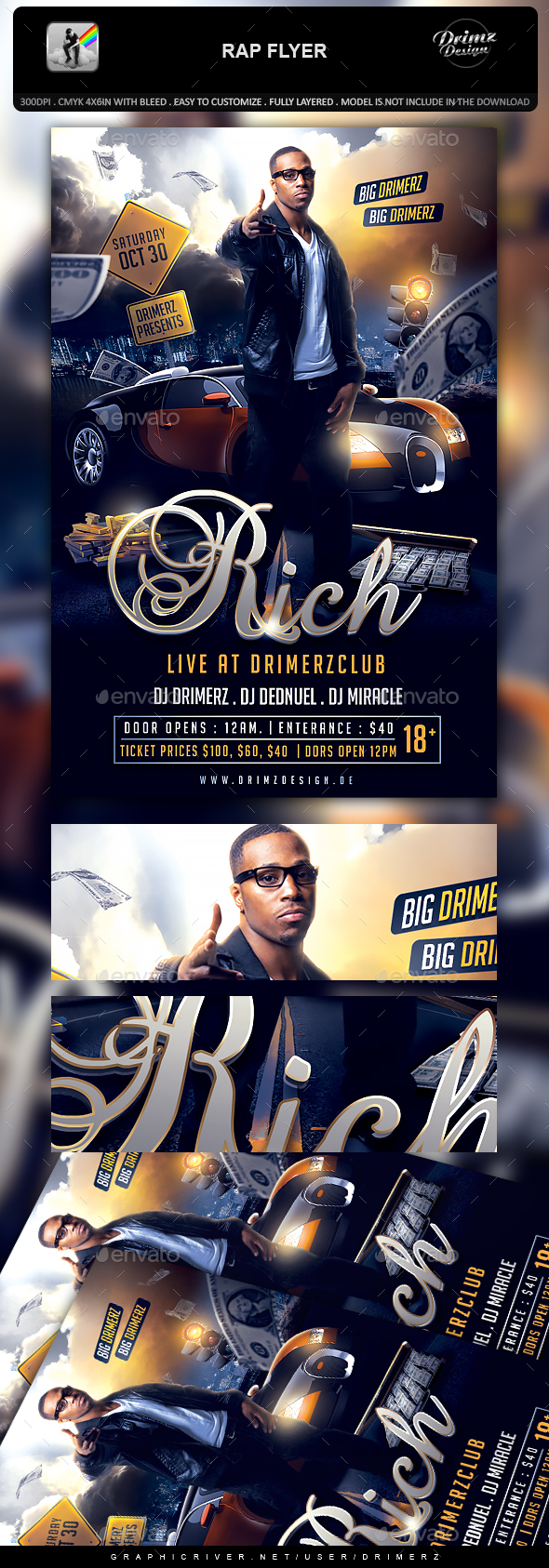 Rap Flyer - Events Flyers
