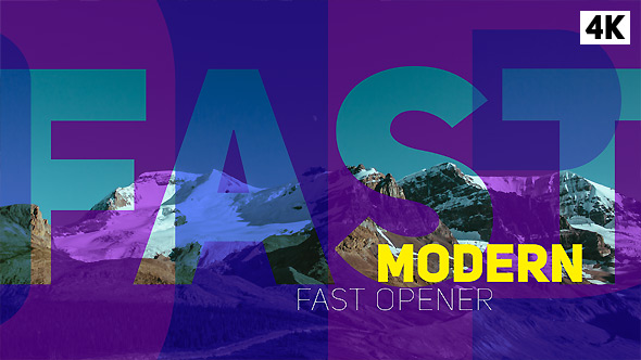 Modern Fast Opener - VideoHive 19979751