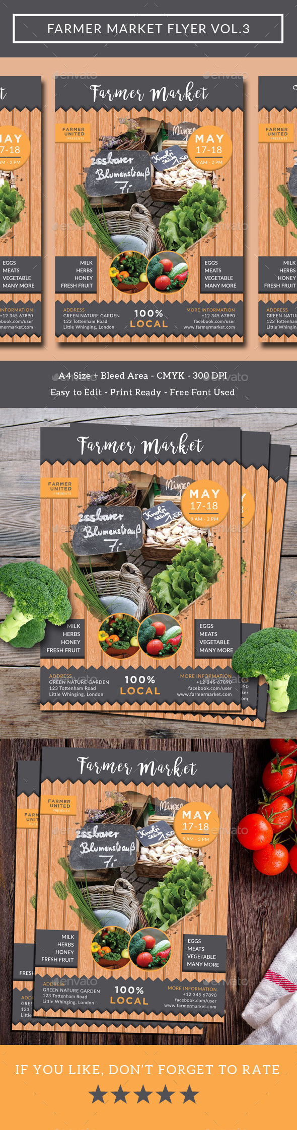Farmer Market Flyer Vol.3 - Commerce Flyers