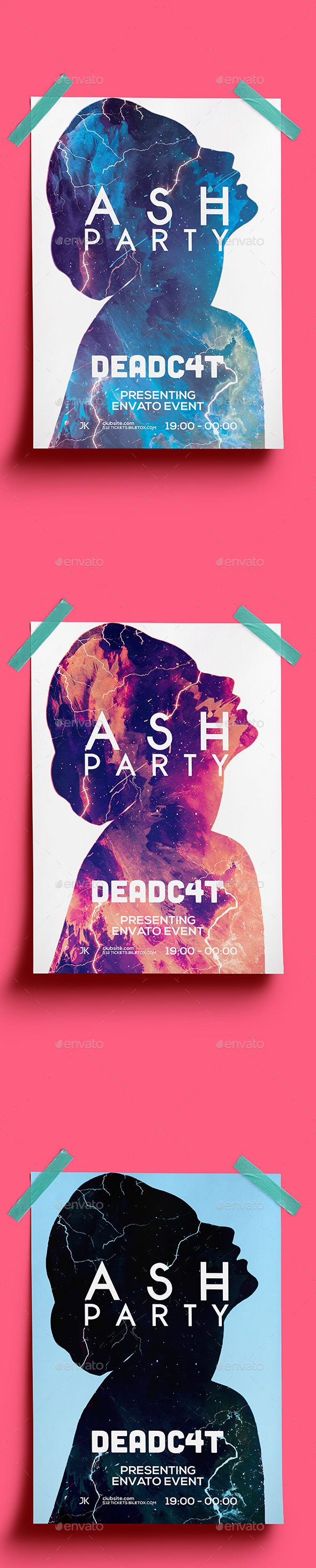 Ash Party Flyer Template - Clubs & Parties Events