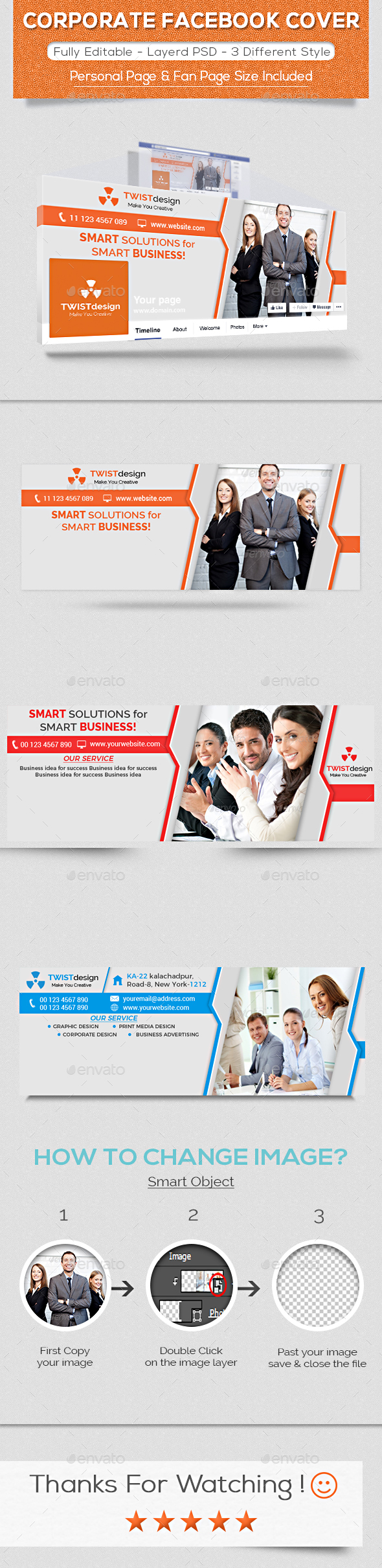 Corporate Facebook Cover - Facebook Timeline Covers Social Media