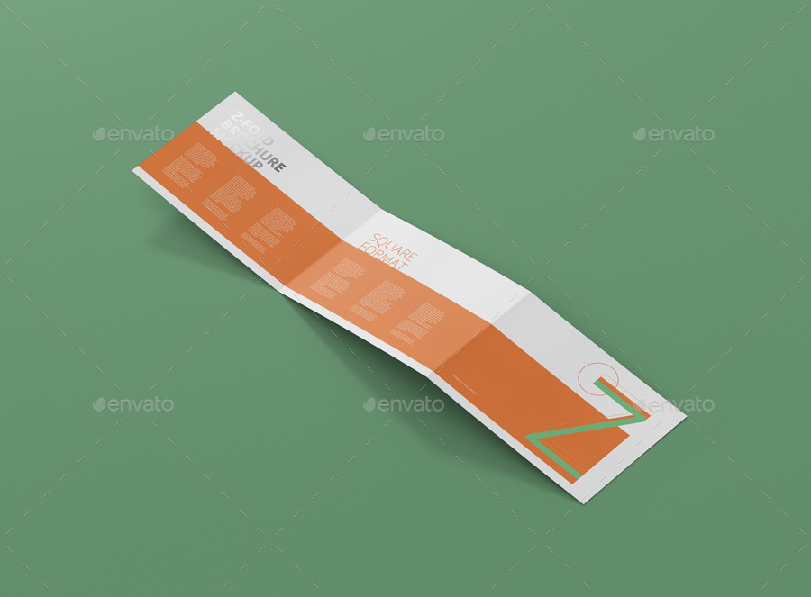 Download Z-Fold Brochure Mockup - Landscape Din A4 A5 A6 by visconbiz | GraphicRiver