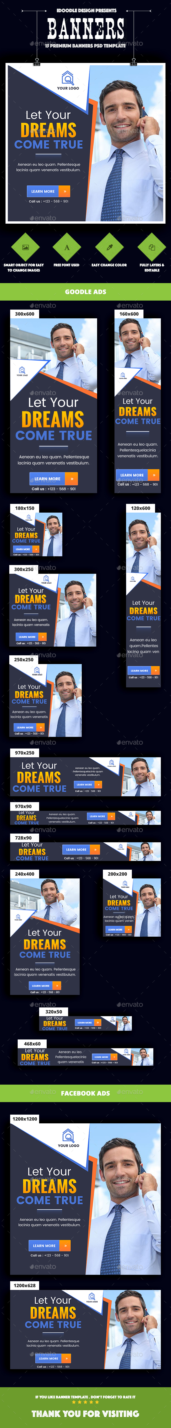 Real Estate Banner Ad - Banners & Ads Web Elements