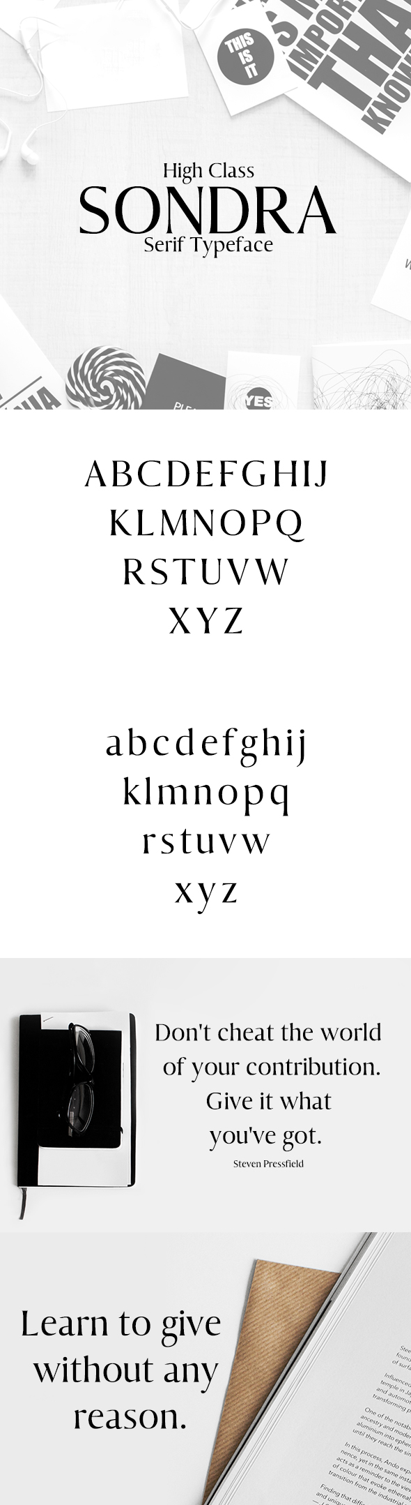 Sondra Serif Typeface - Serif Fonts