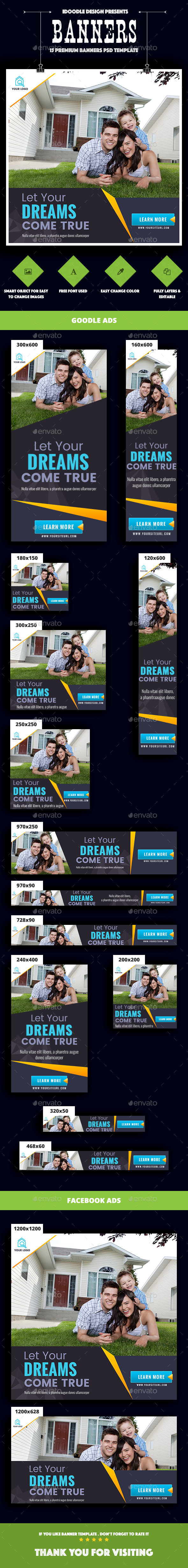 Real Estate Banner Ad - Banners & Ads Web Elements