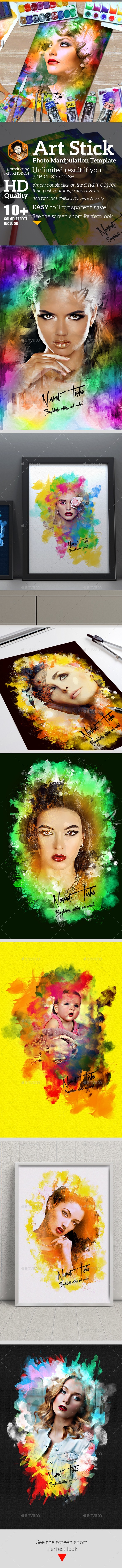 Artistic Photo Manipulation Template - Photo Templates Graphics