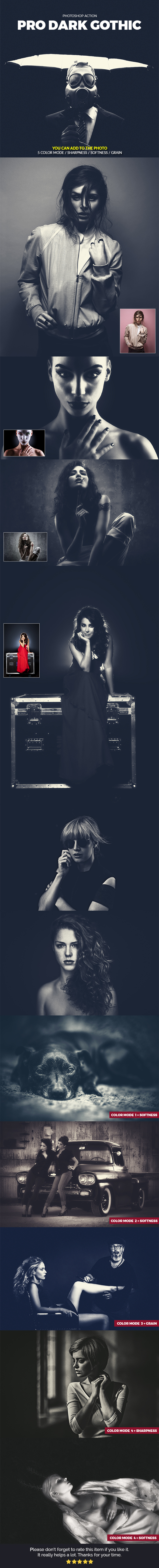 Pro Dark Gothic - Photo Effects Actions
