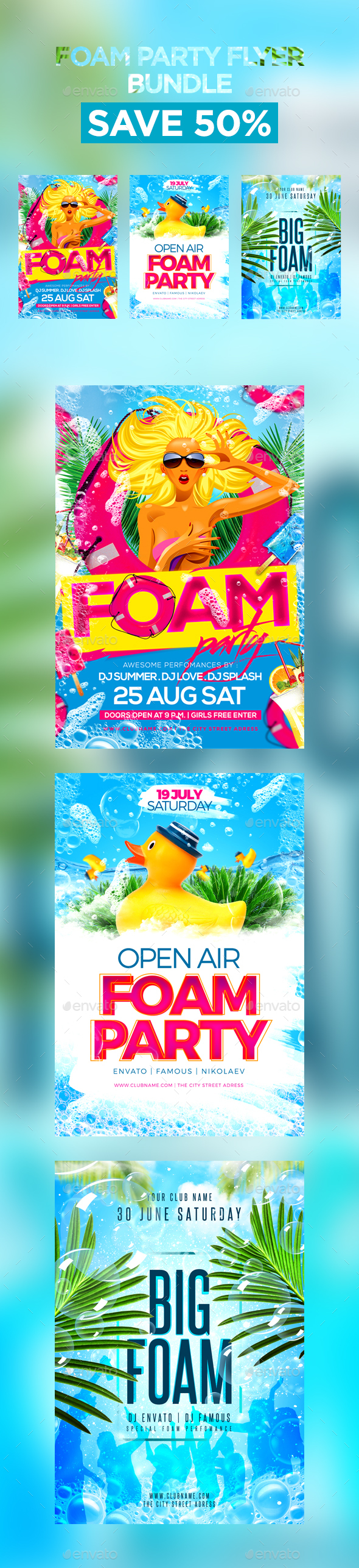 Foam Party Bundle - Clubs & Parties Events