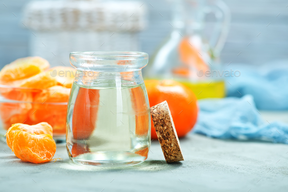 tangerines oil - Stock Photo - Images